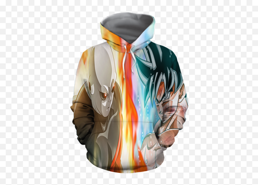 Dragon Ball Super Goku Vs Jiren Overflowing Aura Hoodie Dbz - Goku Png,Super Saiyan Aura Png