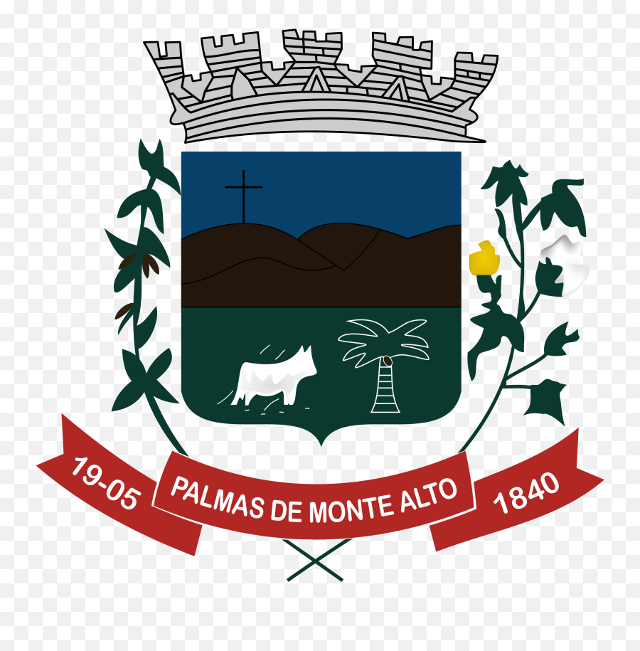 Brasão Palmas De Monte Alto - Palmas De Monte Alto Logo Png,Palmas Png