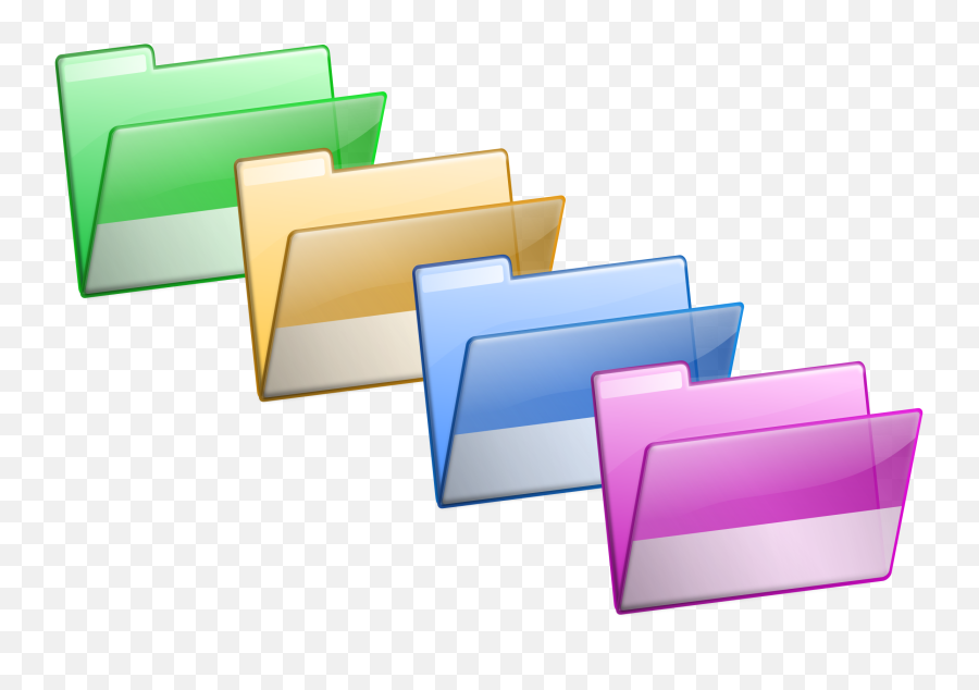 Colorful Folder Png - Folders Png,Folder Png