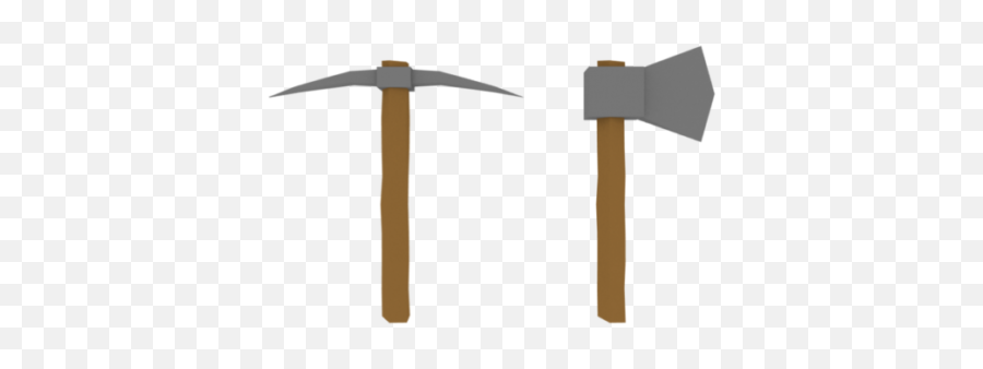 Low Poly Axe Pickaxe Free 3d Model - Wind Turbine Png,Pickaxe Png
