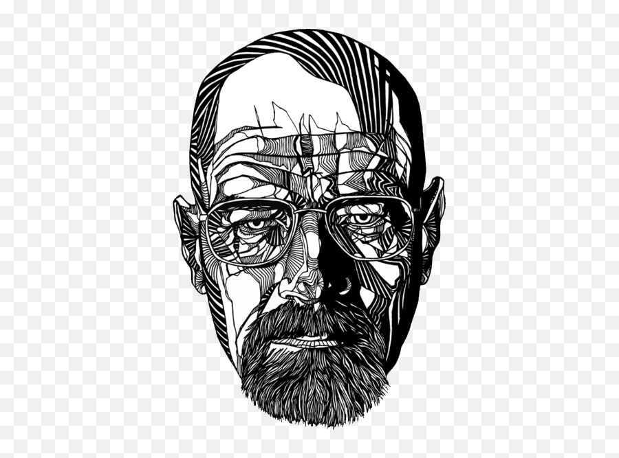 Tedsinventorium Walter White Luke Dixon Art Sketches - Black And White Breaking Bad Artwork Png,Walter White Png