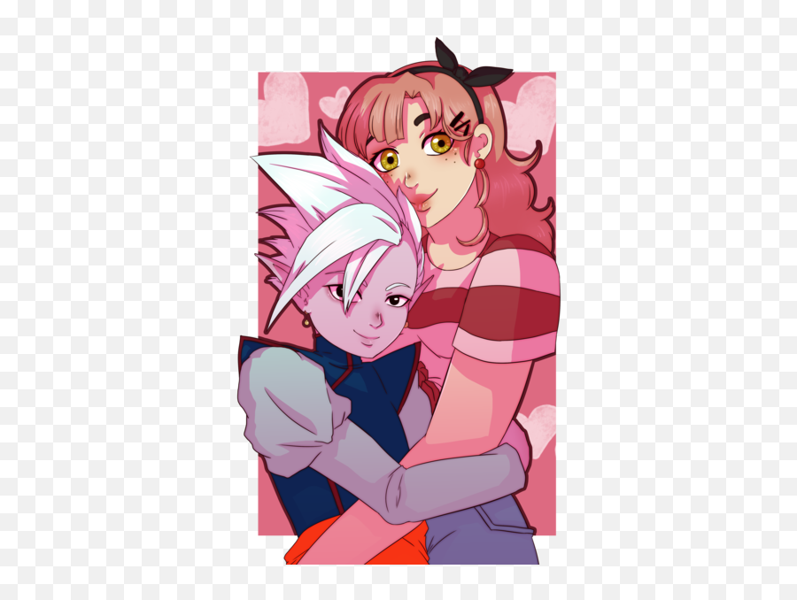 Cell Shaded Anime Half Body Couple - Artistsu0026clients Cell Shaded Anime Full Body Png,Anime Couple Transparent