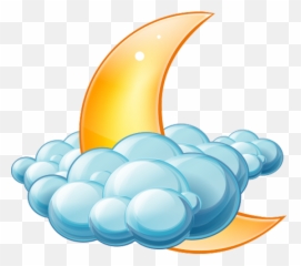 Cloudy Night Icon Large Weather Iconset Aha - Soft Team Partly Cloudy Night Weather Symbol Png,Night Png