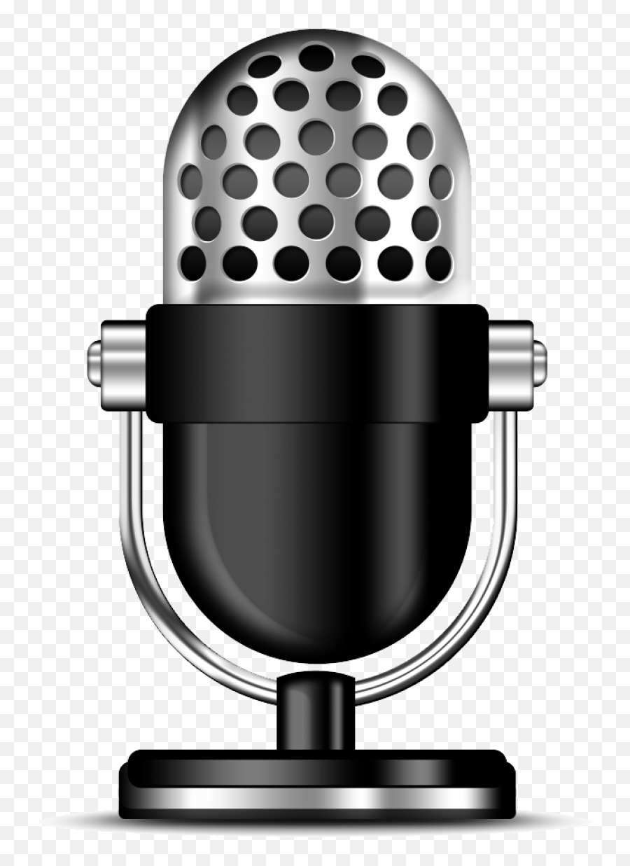 Clipart Microphone Transparent Png - Podcast Microphone Transparent,Microphone Clipart Transparent