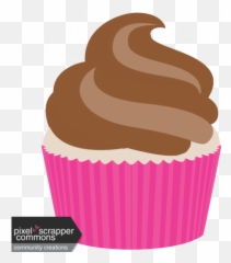 Birthday Wishes - Cupcake 03 Graphic By Sharon Grant Pixel Cupcake Png,Birthday Cupcake Png
