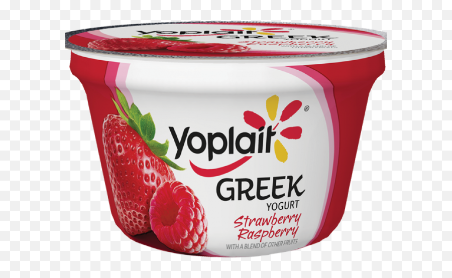 Download Hd Strawberry Clipart Clear Background - 32 Oz Yoplait Greek Yogurt Strawberry Png,Strawberry Transparent Background