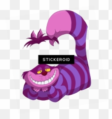 Cheshire Cat Alice Cartoons In - Purple Cat From Alice In Wonderland Png,Cheshire Cat Png