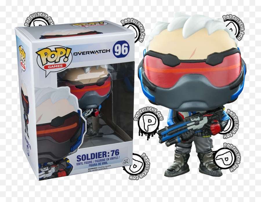 Download 1 Of - Funko Pop Overwatch Soldier 76 Png,Soldier 76 Png