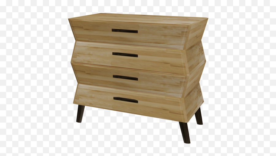 Pine Wood Dresser Modern 3d - Chest Of Drawers Png,Dresser Png