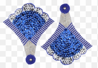 Decorative Sequin Beaded Applique - Illustration Png,Sequins Png