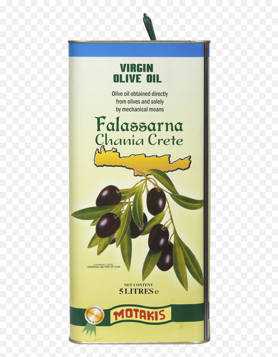 Virgin Olive Oil 5lt Tin - Falassarna Extra Virgin Oil Png,Olive Oil Png