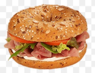 Bagel Ham Transparent Png - Stickpng Bagel Jamon Png,Bagel Transparent