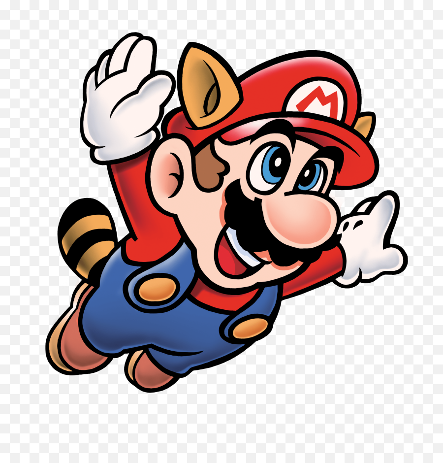 Raccoon Mario Artwork - Super Mario Bros 3 Mario Art Full Super Mario Bros 3 Png,Raccoon Transparent Background