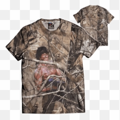 Unreal Tree John Rambo American Af - Aaf Nation Realtree Camo Png,Rambo Png