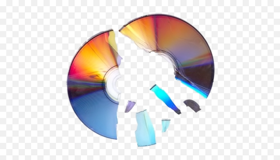 Broken Cd Png Image With No - Broken Cd Png,Cd Png