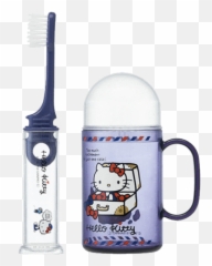Hello Kitty Kids Toothbrush Set - Sanrio png