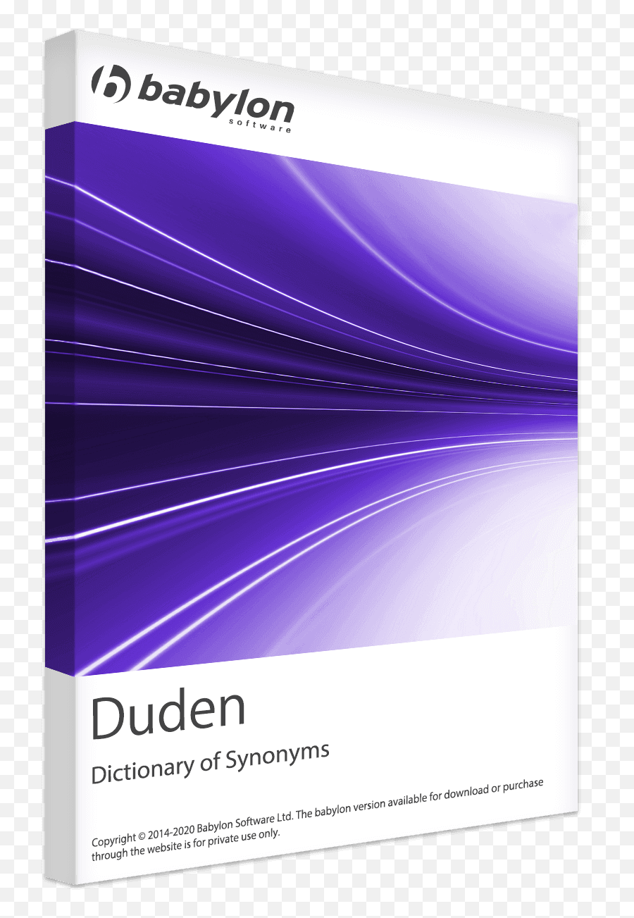 Duden - Dictionary Of Synonyms Babylon 8 Png,Antonym For Transparent