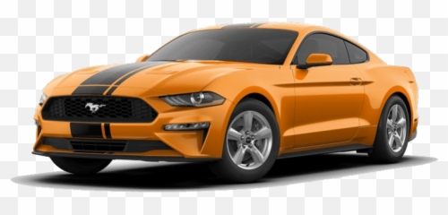 Orange Ford Mustang Png Clipart