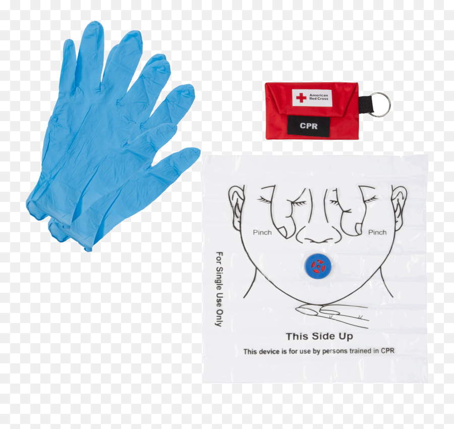 Cpr Keychain With Face Shield And - Safety Glove Png,Icon Arc Glove