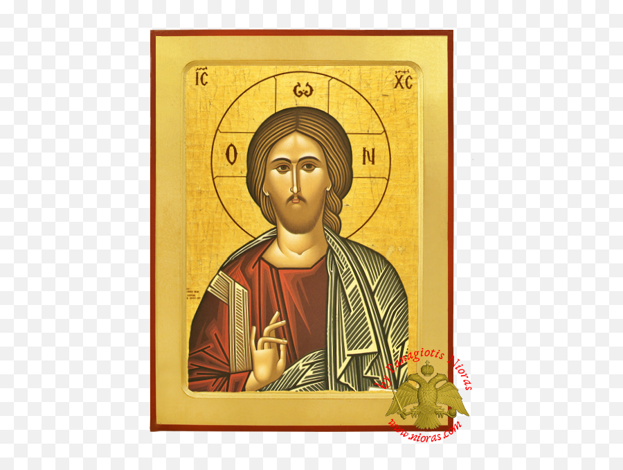 Detail Christ Blessing Wooden Icon - Religious Item Png,Blessing Icon