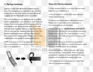 Pdf Manual For Aliph Headset Jawbone - Vertical png