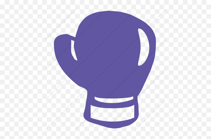 Simple Purple Classica Boxing Glove Icon - Icone Gant De Boxe Png,Boxing Gloves Icon