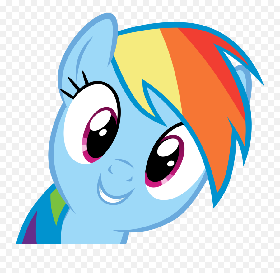 Oh Hai There By Mrlolcats17 - Mlp Pride Icon 1280x1178 Transparent Rainbow Dash Smile Png,Rainbow Dash Icon