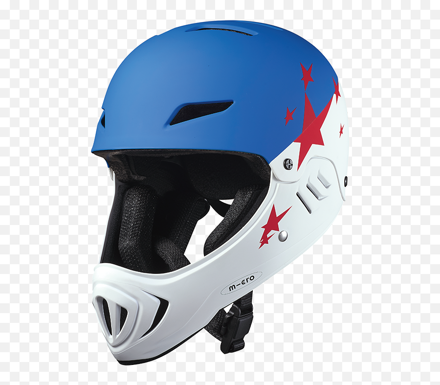 Micro Racing Helmet Whiteblue - Micromobilitycom Micro Helmet Racing Png,Icon Motorsports Helmet