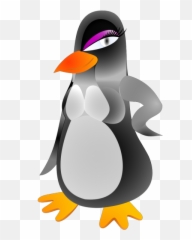 Lady Tux Png Svg Clip Art For Web - Download Art Girl Penguin
