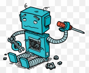 Robot Broken Png Image - Clipart