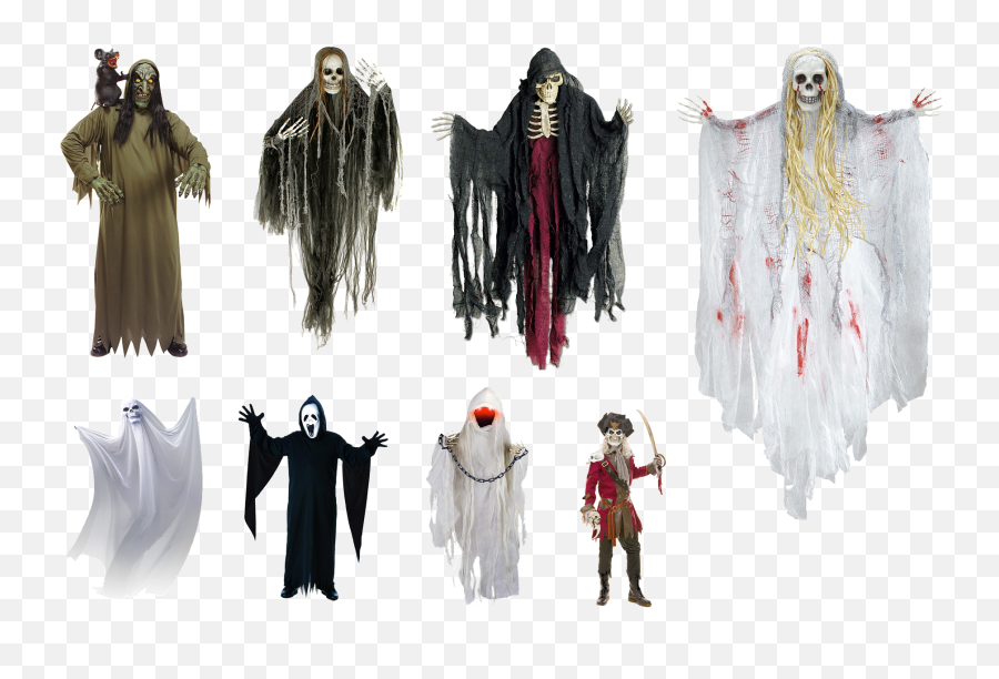 Halloween Deco Isolated Decoration Ghosts - De Decorações De Fantasmas De Halloween Png,Ghost Png Transparent