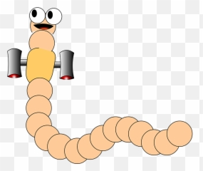Worm Space Cartoon - Free Vector Graphic On Pixabay Animasi Cacing Png,Worm Png