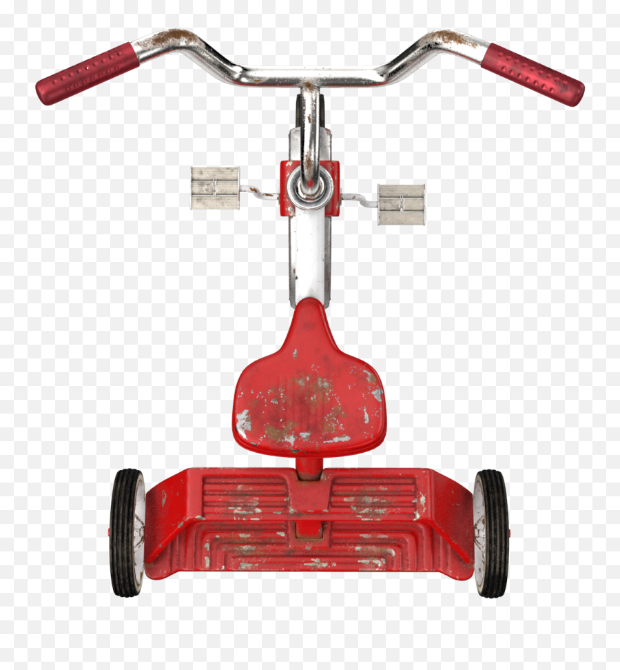 Dirty Vintage Tricycle Png Image - Lawn Mower,Tricycle Png