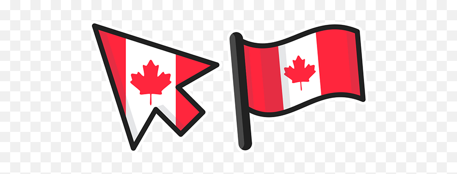 Canada Flag Cursor U2013 Custom Browser Extension - Canada Flag Png,Canada Flag Transparent