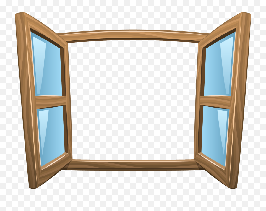 Cartoon Vector Windows Png Download - Open Window Clipart,Windows Png