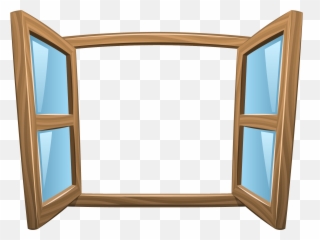Cartoon Vector Windows Png Download - Open Window Clipart,Windows Png