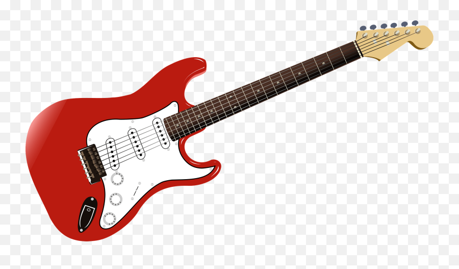 Electric Guitar Png Vector 3 Image - Red Electric Guitar Clipart,Guitar Png