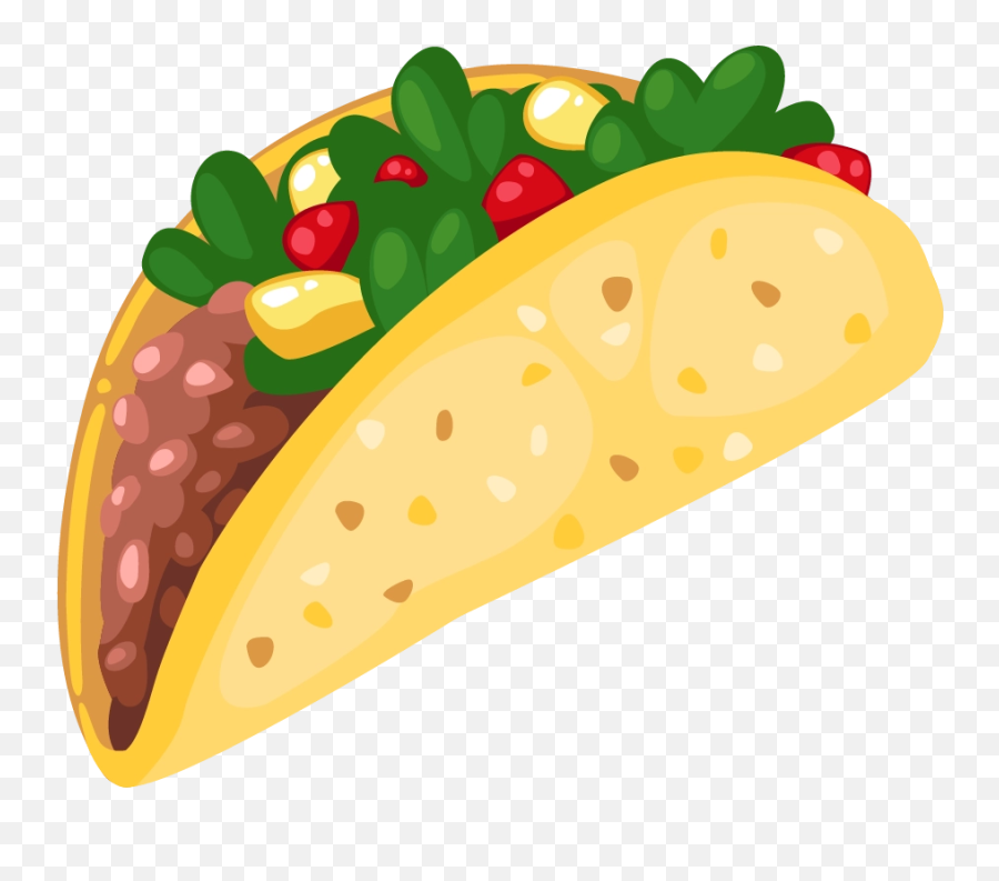 Cartoon Taco Download Png Clipart - Taco Clipart Transparent,Taco Png