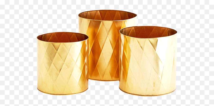 Large Brass Plant Pots - Zota Osonka Na Doniczk Png,Pot Of Gold Png
