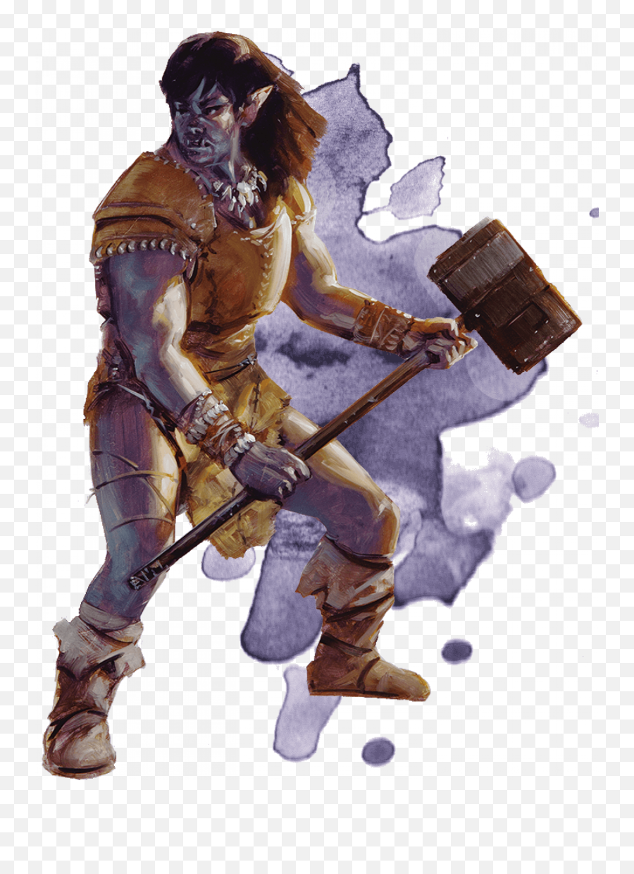 Half Orc Species In Forgotten Realms Our Version World - Half Orc Barbarian Female Png,Orc Png