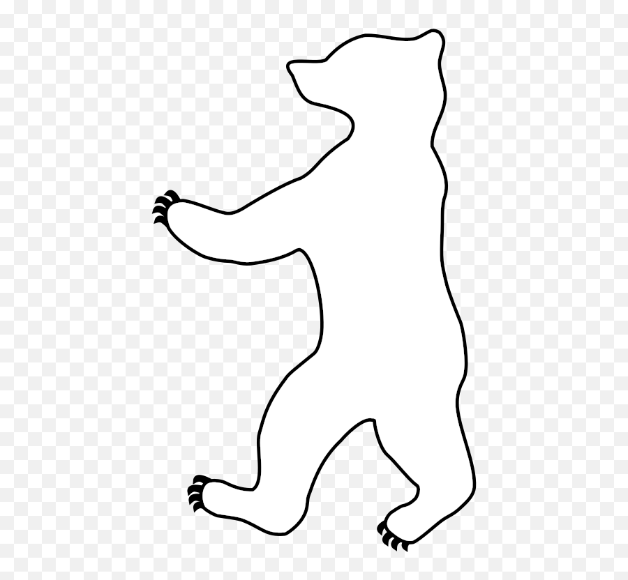 Download Free Png Standing White Bear With Claws - Dlpngcom Illustration,Claws Png