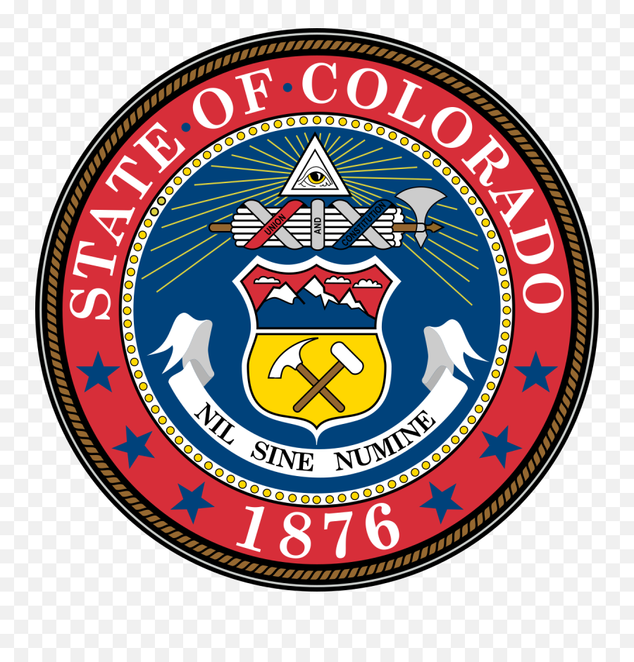 The Seal Of State Colorado All Seeing Eye Fasces - State Of Colorado 1876 Png,All Seeing Eye Png