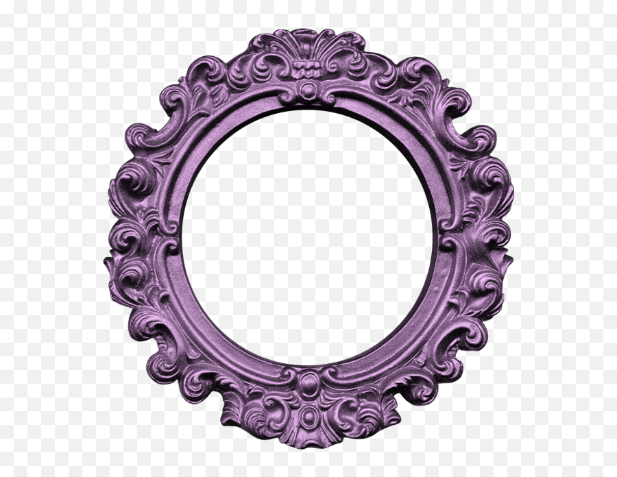 Purple Frame Png - Edit Frames Png 2069141 Vippng Heart Mirror Frame Png,Purple Frame Png