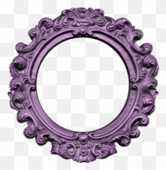 Purple Frame Png - Edit Frames Png 2069141 Vippng Heart Mirror
