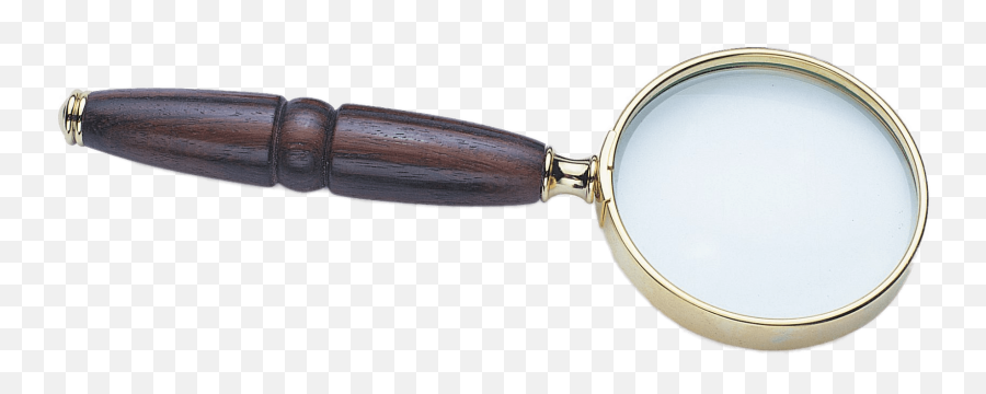 Magnifying Glass With Wooden Handle Transparent Png - Stickpng Makeup Mirror,Magnify Glass Png