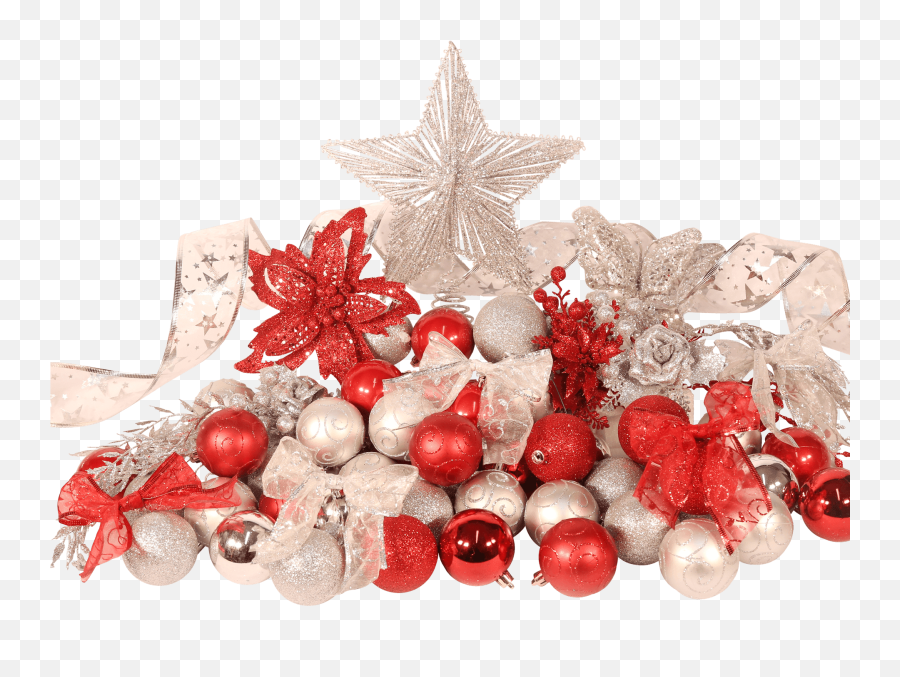 6ft Festive Decoration Set Png Christmas Tree Star