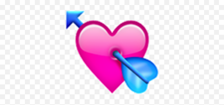 Arrow Heart Emoji Transparent - Roblox Transparent Heart With Arrow Emoji Png,Transparent Arrow Image