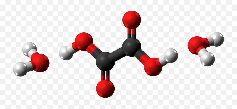 Oxalic Acid Dihydrate Molecules - Acid Png,Molecules Png