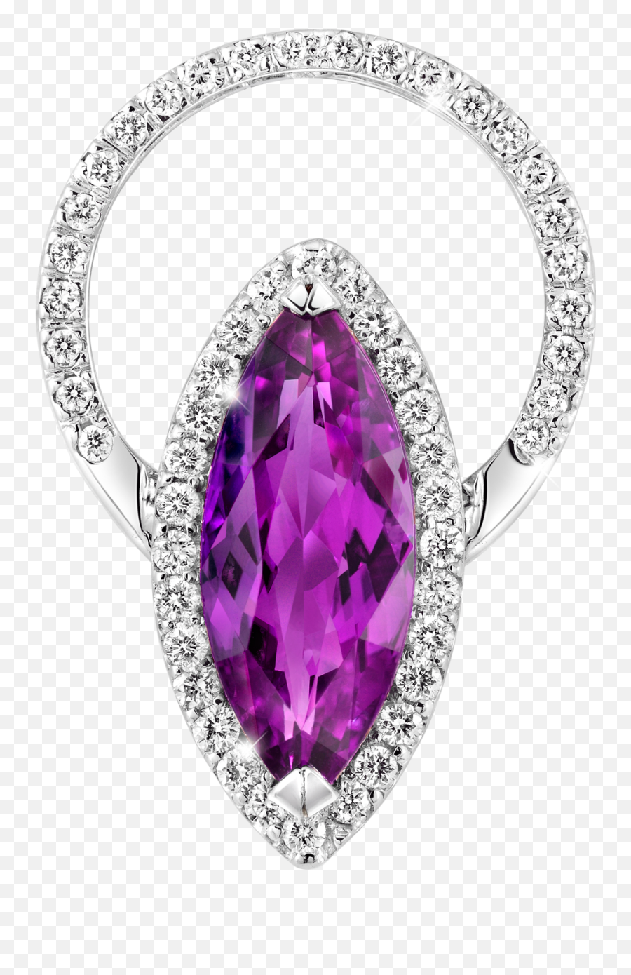 Amethyst Transparent White - Diamond Png,Purple Diamond Png