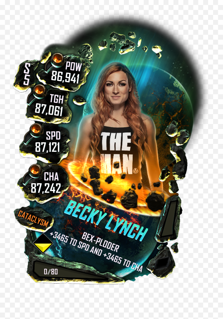 Wwesc S5 Becky Lynch Cataclysm - Wwe Supercard Ember Moon Png,Becky Lynch Png
